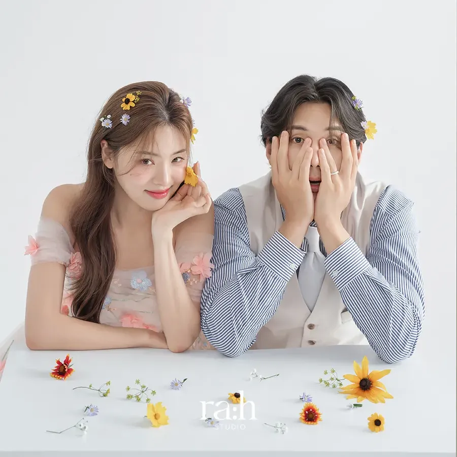 韓国ウェディングヘアアクセ_お花1