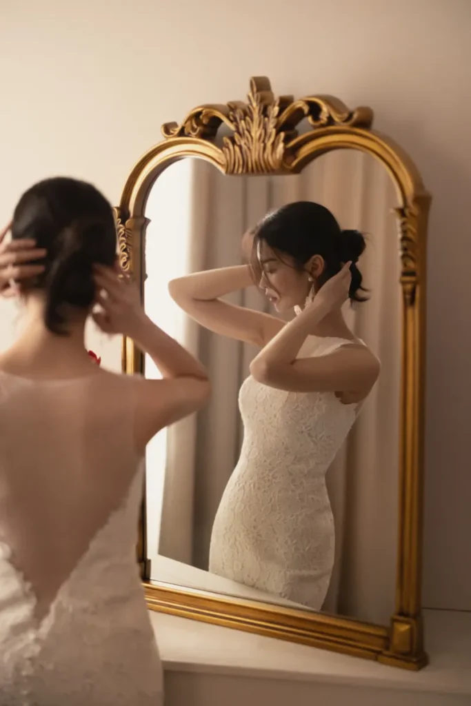 かっこいいウェディングフォト_お仕度ショット3