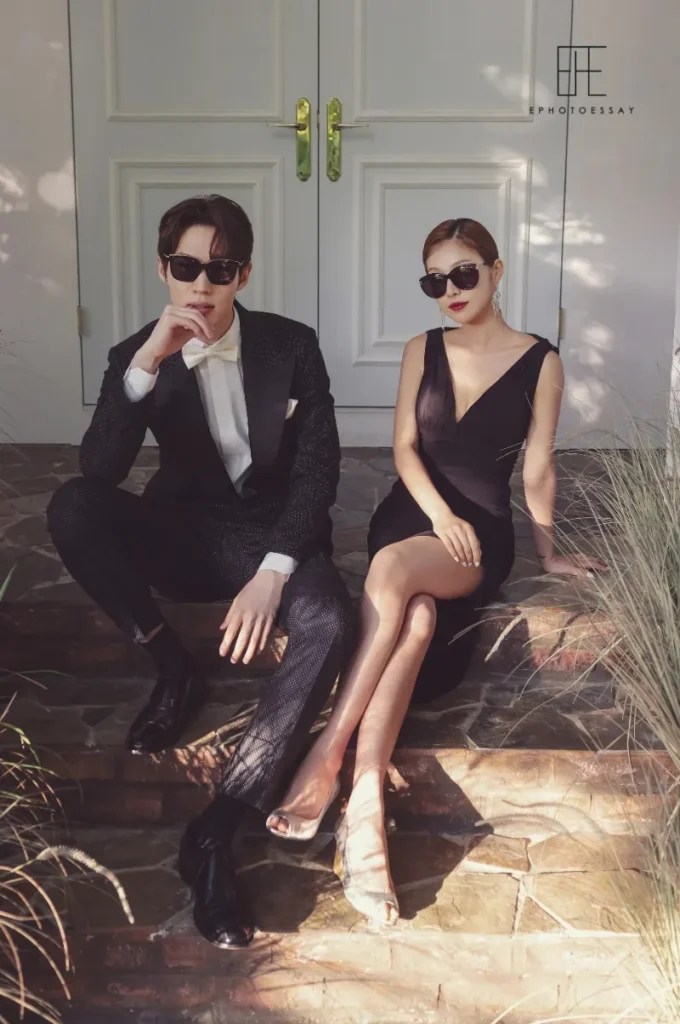 かっこいいウェディングフォト_ブラックドレス1