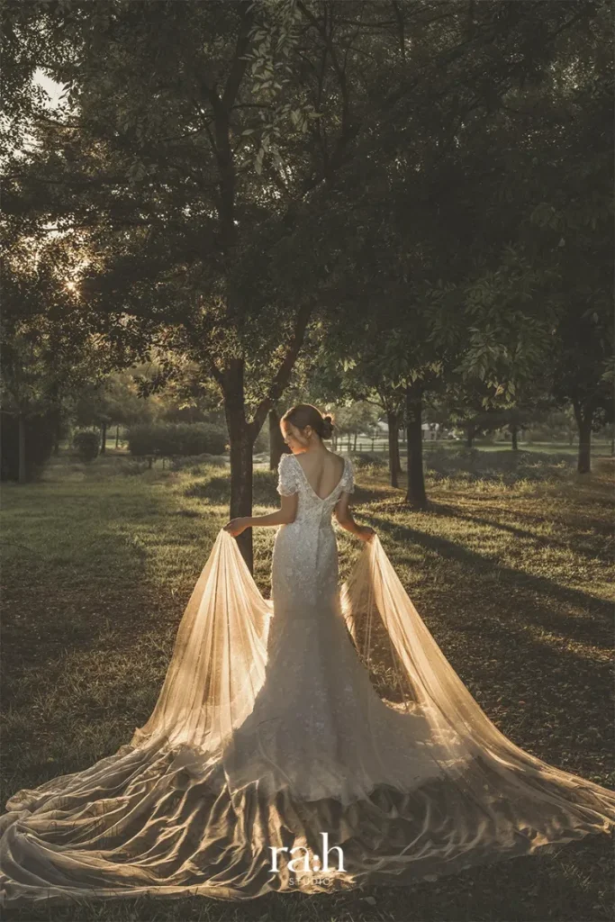 かっこいいウェディングフォト_逆光1