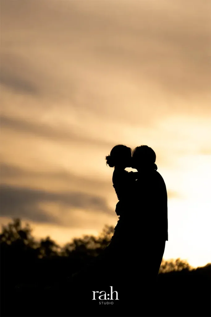 かっこいいウェディングフォト_シルエットショット2