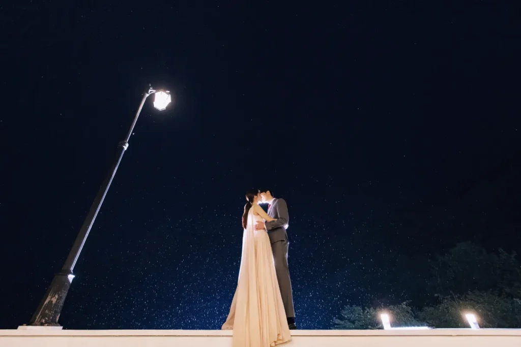 かっこいいウェディングフォト_ナイトショット1