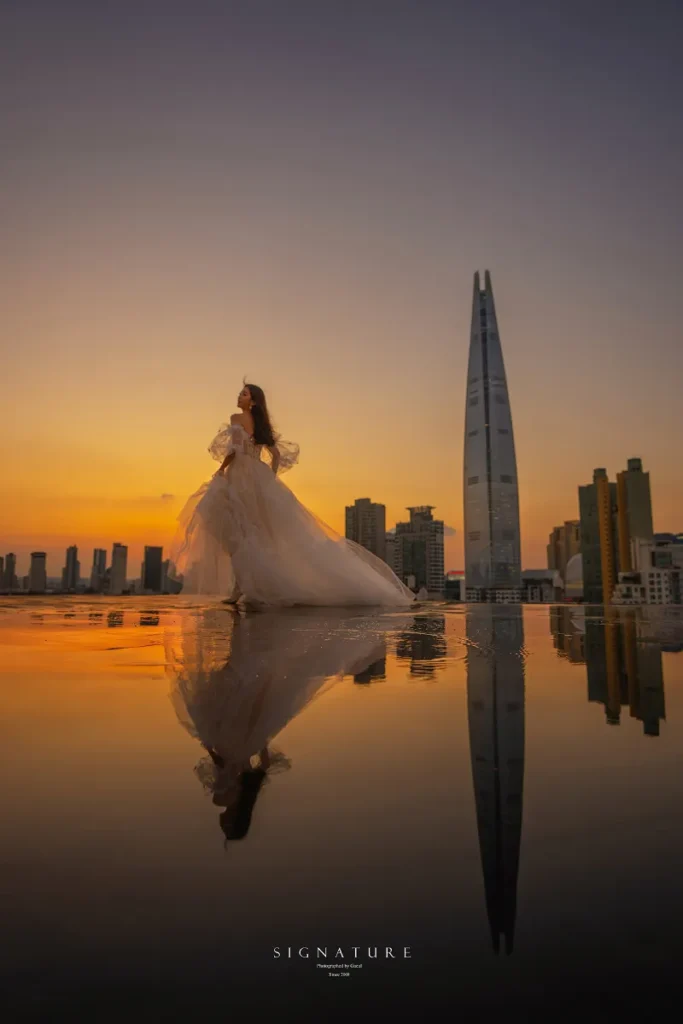 かっこいいウェディングフォト_サンセットショット4