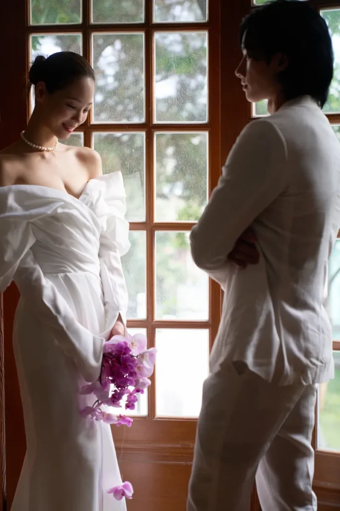 かっこいいウェディングフォト_逆光2