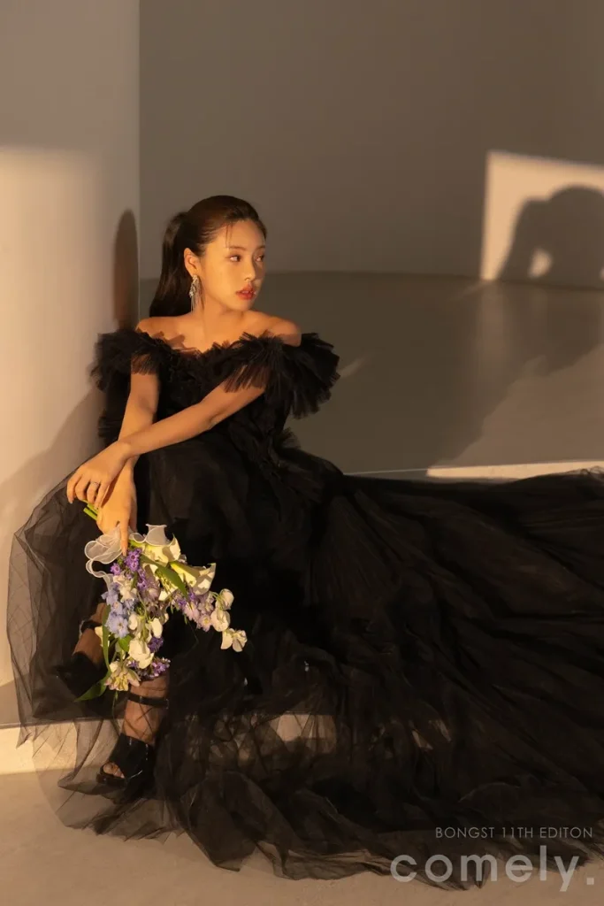 黒ドレス・ブラックドレス_Aライン4