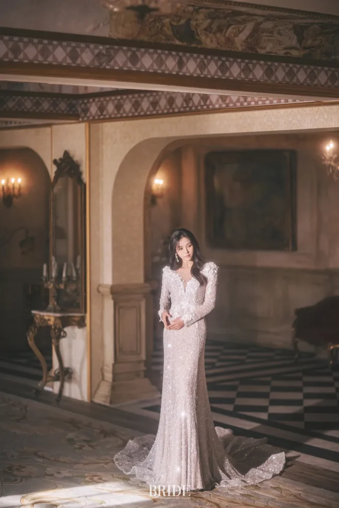 ダウンヘアとスリム・マーメイドライン_02