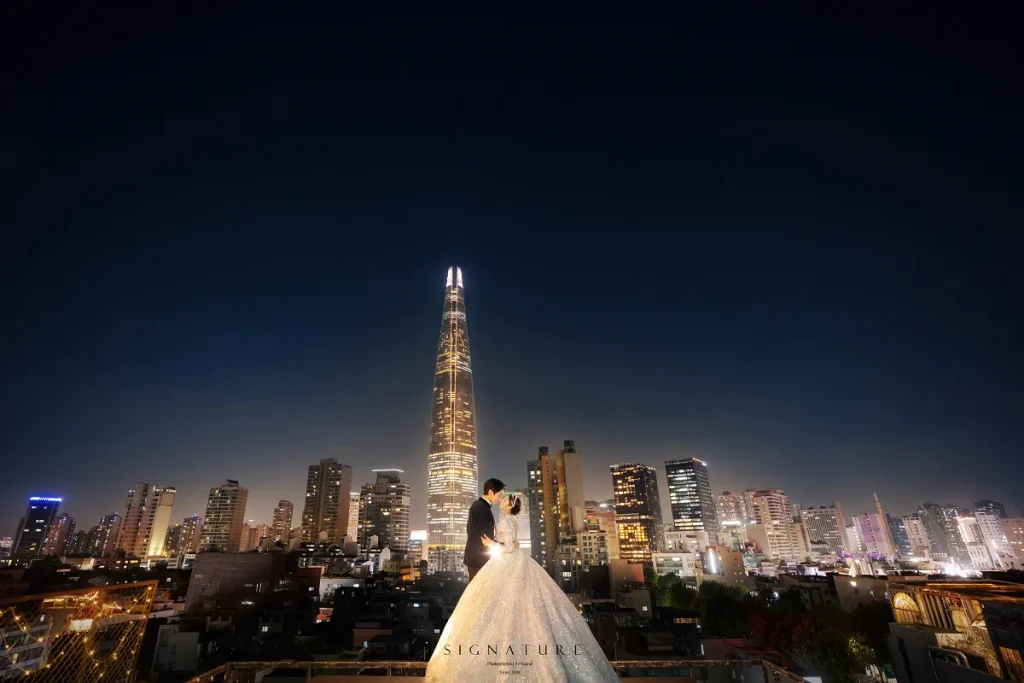 韓国ウェディングフォト完全ガイド_ソウルの夜景①