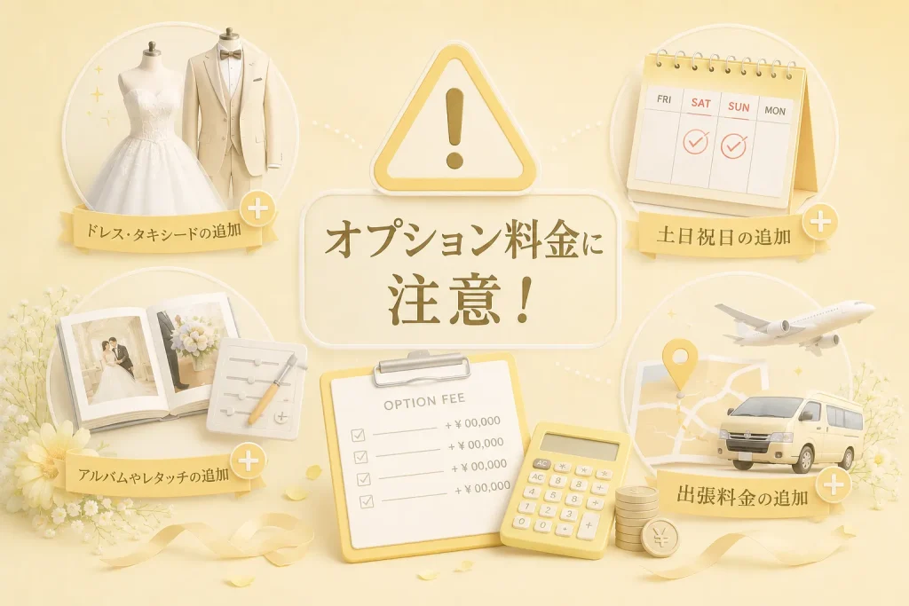 国内では特に注意!30万円を超えてしまうオプション料金